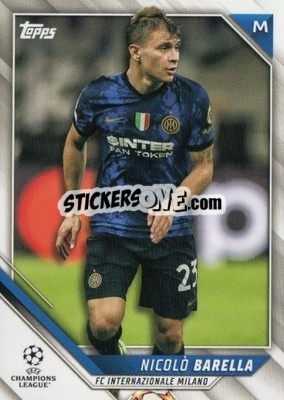 Sticker Nicolo Barella - UEFA Champions League 2021-2022 n. 17 - Topps