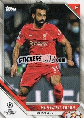 Sticker Mohamed Salah - UEFA Champions League 2021-2022 n. 18 - Topps