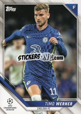 Sticker Timo Werner - UEFA Champions League 2021-2022 n. 24 - Topps