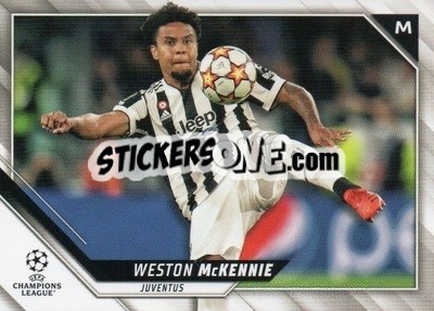 Sticker Weston McKennie - UEFA Champions League 2021-2022 n. 30 - Topps