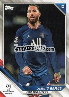 Sticker Sergio Ramos - UEFA Champions League 2021-2022 n. 36 - Topps