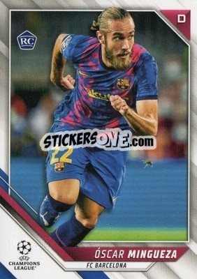 Sticker Oscar Mingueza - UEFA Champions League 2021-2022 - Topps