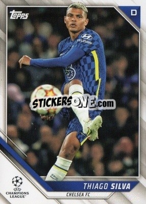 Sticker Thiago Silva - UEFA Champions League 2021-2022 n. 42 - Topps