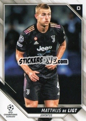 Sticker Matthijs de Ligt - UEFA Champions League 2021-2022 n. 44 - Topps