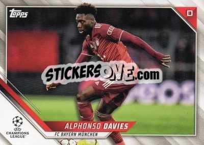 Sticker Alphonso Davies - UEFA Champions League 2021-2022 - Topps