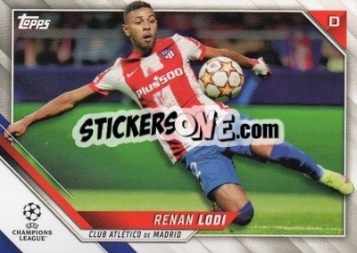 Sticker Renan Lodi - UEFA Champions League 2021-2022 - Topps