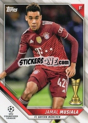 Sticker Jamal Musiala - UEFA Champions League 2021-2022 n. 51 - Topps