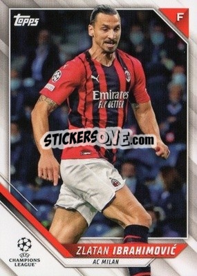 Sticker Zlatan Ibrahimovic - UEFA Champions League 2021-2022 n. 52 - Topps