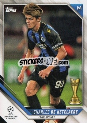 Sticker Charles De Ketelaere - UEFA Champions League 2021-2022 n. 59 - Topps