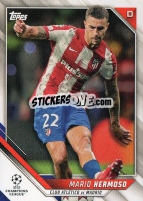Sticker Mario Hermoso - UEFA Champions League 2021-2022 n. 63 - Topps