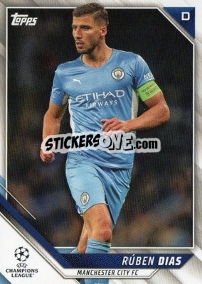 Sticker Ruben Dias - UEFA Champions League 2021-2022 n. 69 - Topps