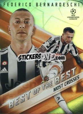 Sticker Federico Bernardeschi - UEFA Champions League 2021-2022 n. BB-09 - Topps