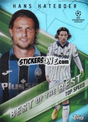Sticker Hans Hateboer - UEFA Champions League 2021-2022 n. BB-10 - Topps