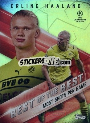 Sticker Erling Haaland - UEFA Champions League 2021-2022 n. BB-12 - Topps