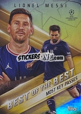 Sticker Lionel Messi - UEFA Champions League 2021-2022 n. BB-13 - Topps