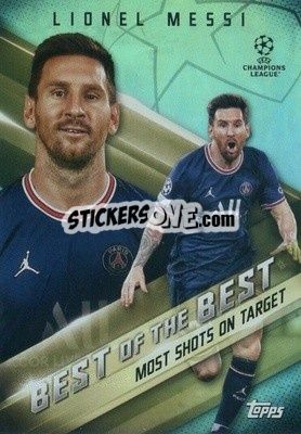 Sticker Lionel Messi - UEFA Champions League 2021-2022 n. BB-14 - Topps