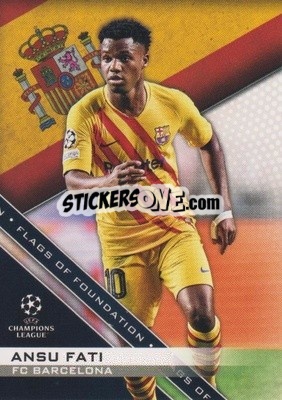 Sticker Ansu Fati - UEFA Champions League 2021-2022 - Topps