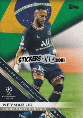 Sticker Neymar Jr - UEFA Champions League 2021-2022 - Topps