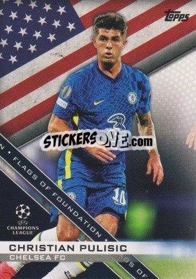Sticker Christian Pulisic - UEFA Champions League 2021-2022 n. FF-05 - Topps