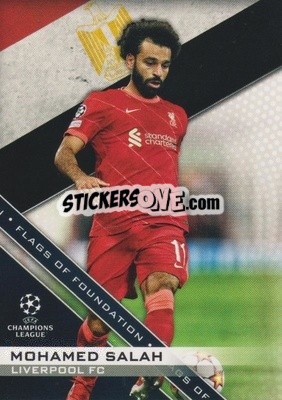 Sticker Mohamed Salah - UEFA Champions League 2021-2022 n. FF-06 - Topps