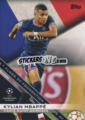 Sticker Kylian Mbappe - UEFA Champions League 2021-2022 - Topps