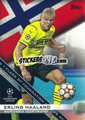 Sticker Erling Haaland - UEFA Champions League 2021-2022 n. FF-08 - Topps