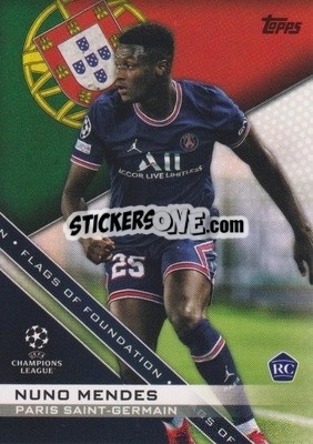 Sticker Nuno Mendes - UEFA Champions League 2021-2022 - Topps
