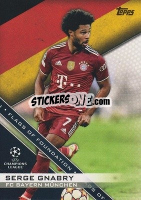Sticker Serge Gnabry - UEFA Champions League 2021-2022 n. FF-11 - Topps