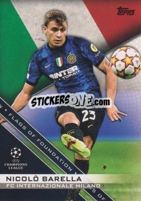 Sticker Nicolo Barella - UEFA Champions League 2021-2022 - Topps