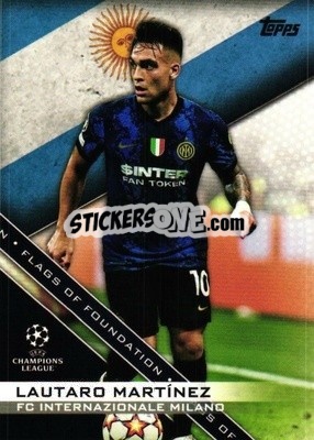 Sticker Lautaro Martinez - UEFA Champions League 2021-2022 n. FF-19 - Topps