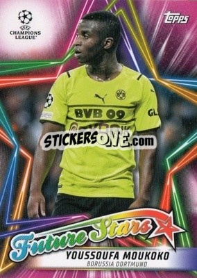 Sticker Youssoufa Moukoko - UEFA Champions League 2021-2022 - Topps