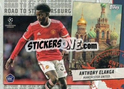Sticker Anthony Elanga - UEFA Champions League 2021-2022 - Topps