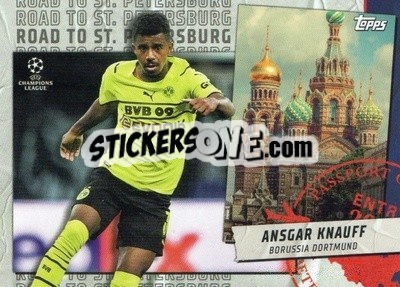 Sticker Ansgar Knauff - UEFA Champions League 2021-2022 - Topps