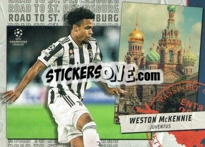 Sticker Weston McKennie - UEFA Champions League 2021-2022 n. RSP-08 - Topps