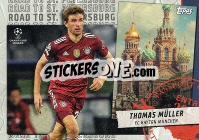 Sticker Thomas Muller - UEFA Champions League 2021-2022 - Topps