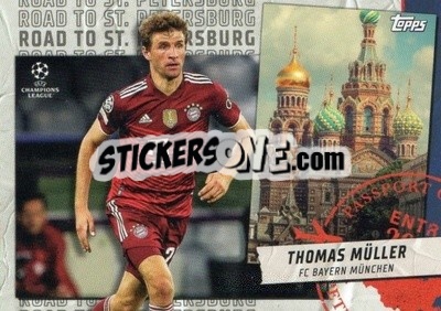 Sticker Thomas Muller - UEFA Champions League 2021-2022 n. RSP-10 - Topps