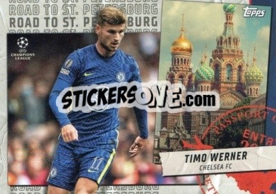 Sticker Timo Werner - UEFA Champions League 2021-2022 n. RSP-11 - Topps