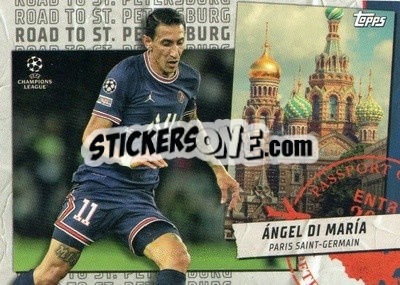 Sticker Angel Di Maria - UEFA Champions League 2021-2022 - Topps