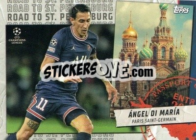 Sticker Angel Di Maria - UEFA Champions League 2021-2022 n. RSP-15 - Topps