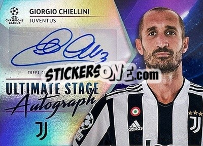 Sticker Giorgio Chiellini - UEFA Champions League 2021-2022 - Topps