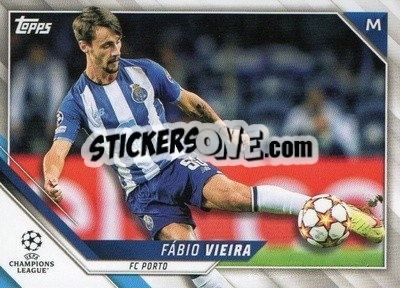 Sticker Fabio Vieira - UEFA Champions League 2021-2022 n. 75 - Topps