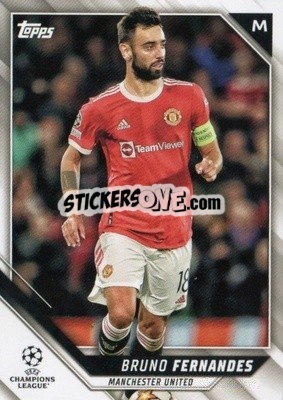 Sticker Bruno Fernandes - UEFA Champions League 2021-2022 n. 78 - Topps