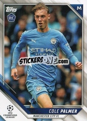Sticker Cole Palmer - UEFA Champions League 2021-2022 n. 80 - Topps