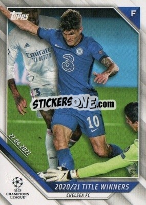 Sticker Christian Pulisic - UEFA Champions League 2021-2022 n. 81 - Topps