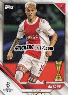 Sticker Antony - UEFA Champions League 2021-2022 n. 82 - Topps