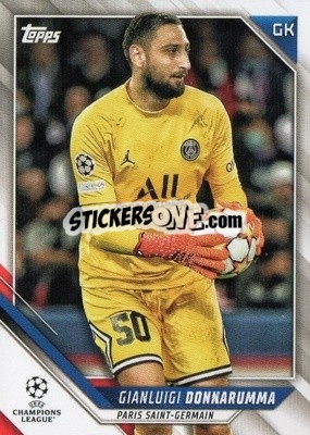 Sticker Gianluigi Donnarumma - UEFA Champions League 2021-2022 n. 83 - Topps