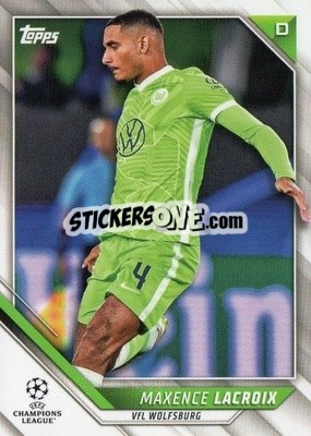 Sticker Maxence Lacroix - UEFA Champions League 2021-2022 n. 84 - Topps