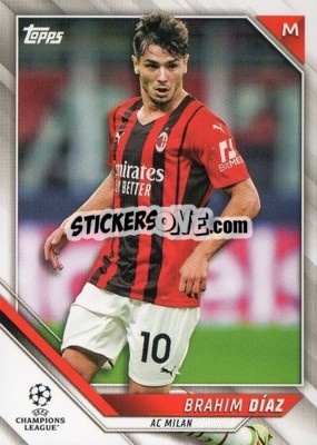 Sticker Brahim Diaz - UEFA Champions League 2021-2022 n. 87 - Topps