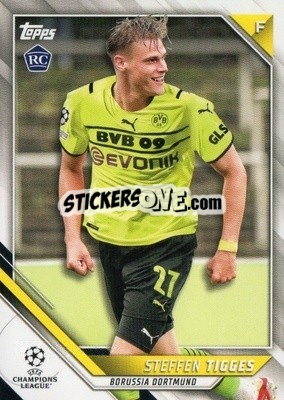 Sticker Steffen Tigges - UEFA Champions League 2021-2022 n. 92 - Topps