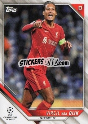 Sticker Virgil van Dijk - UEFA Champions League 2021-2022 n. 97 - Topps